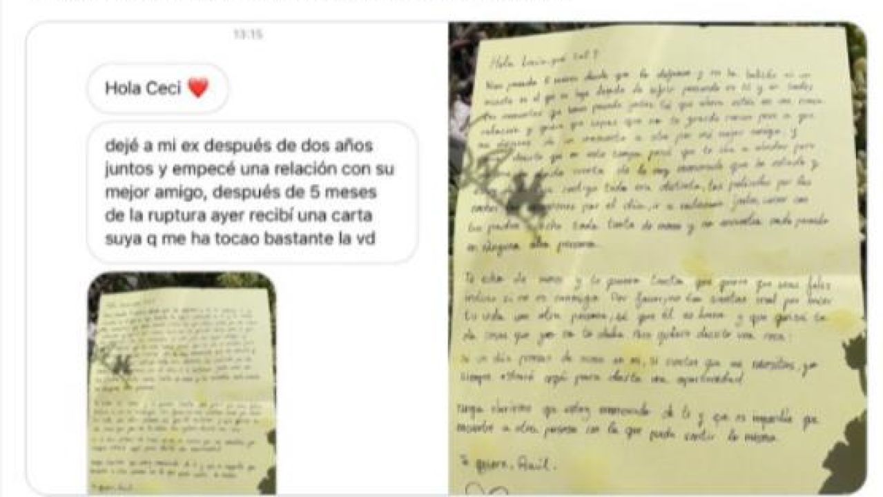 La carta de amor que se ha hecho viral en la que un chico confiesa