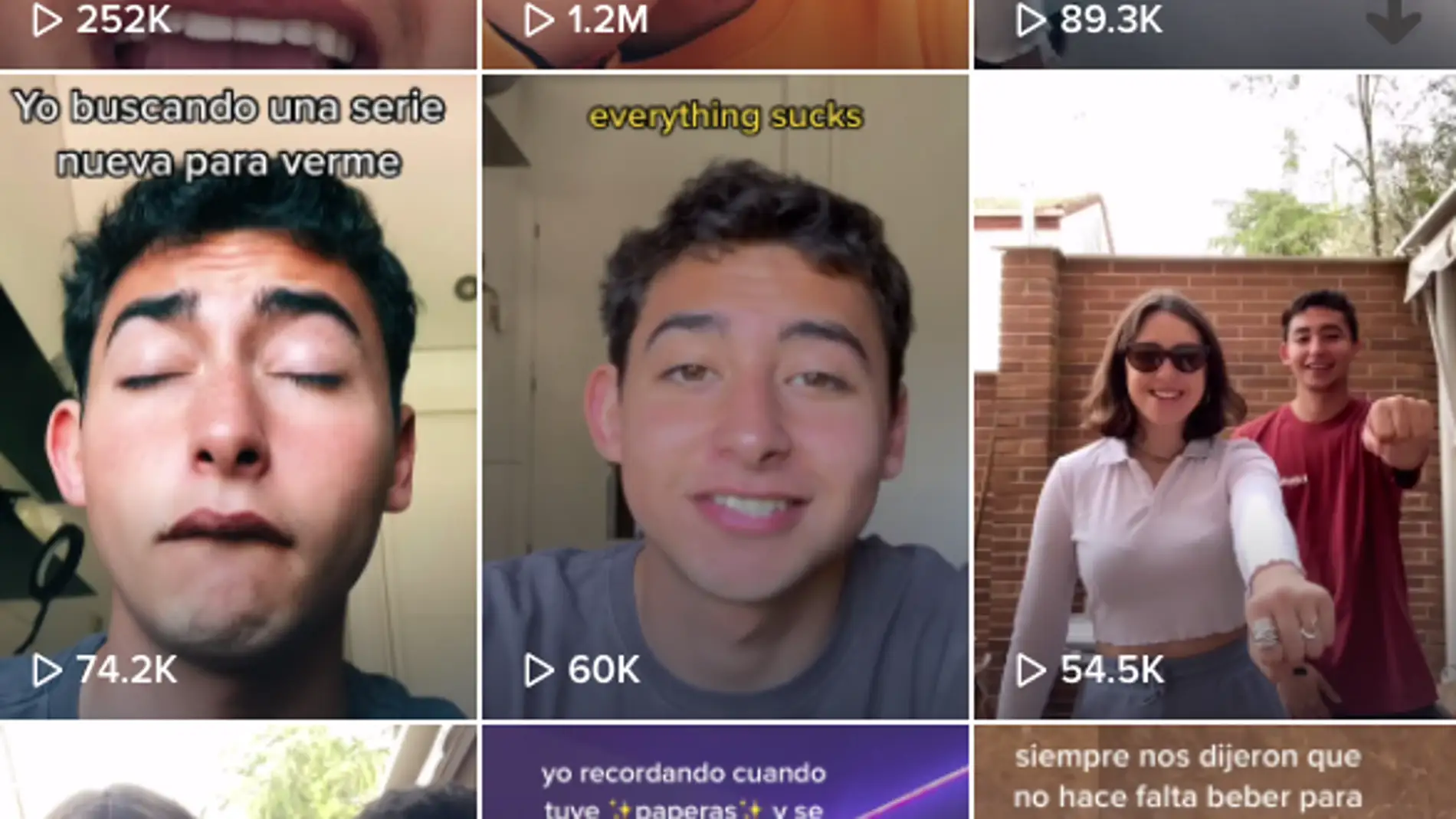 El perfil de Juan en TikTok