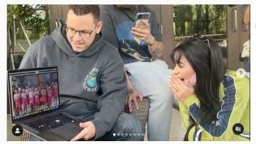 Tesaa, al ver las primeras imágenes de su escuela