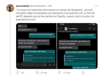 Tuit de @swarabrahim
