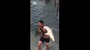 Rescata a un tiburón