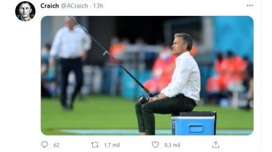 Los mejores memes de Luis Enrique sentado en una nevera