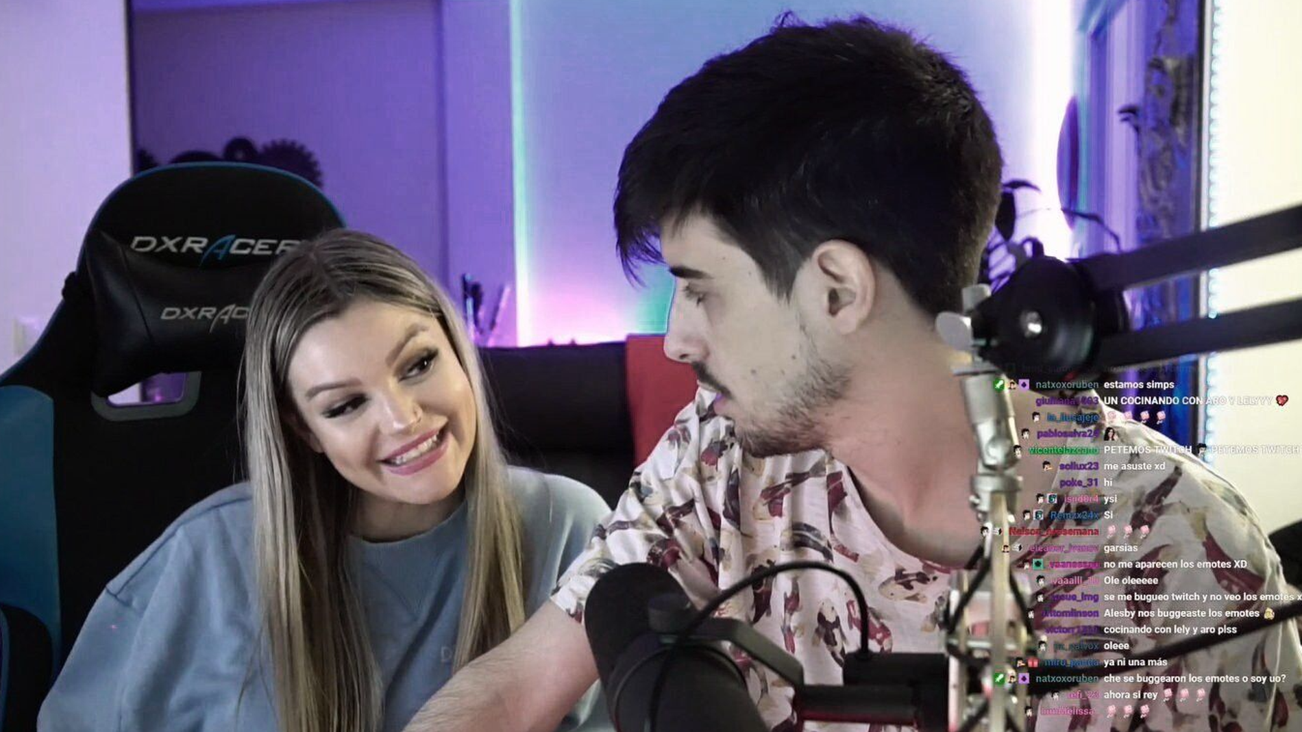 Aroyitt y Alex durante un stream conjunto