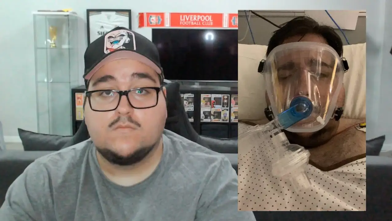 El youtuber dentro y fuera del hospital
