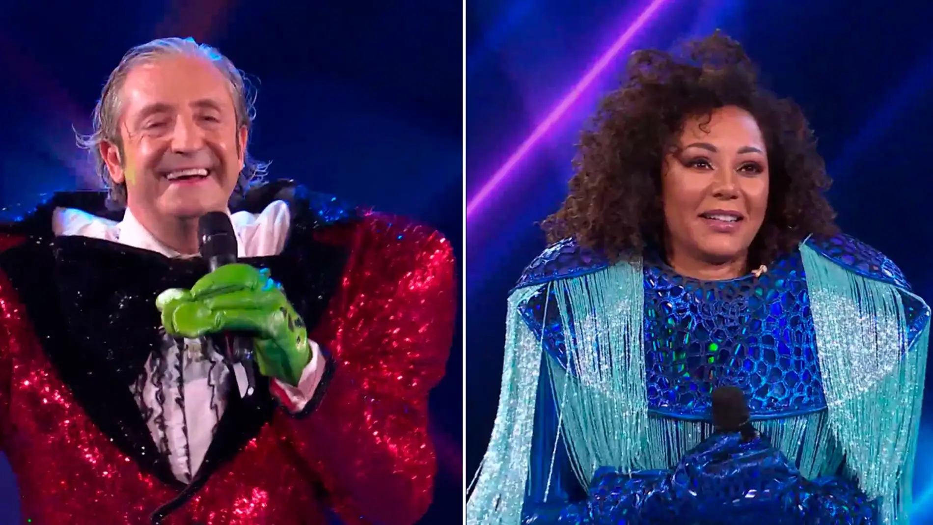 Josep Pedrerol y Mel B en Mask Singer