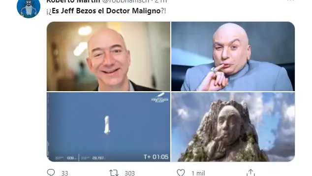 Los mejores memes del viaje al espacio de Jeff Bezos