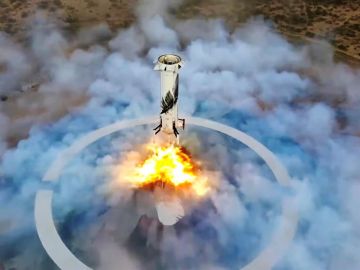 Lanzamiento New Shepard de Blue Origin