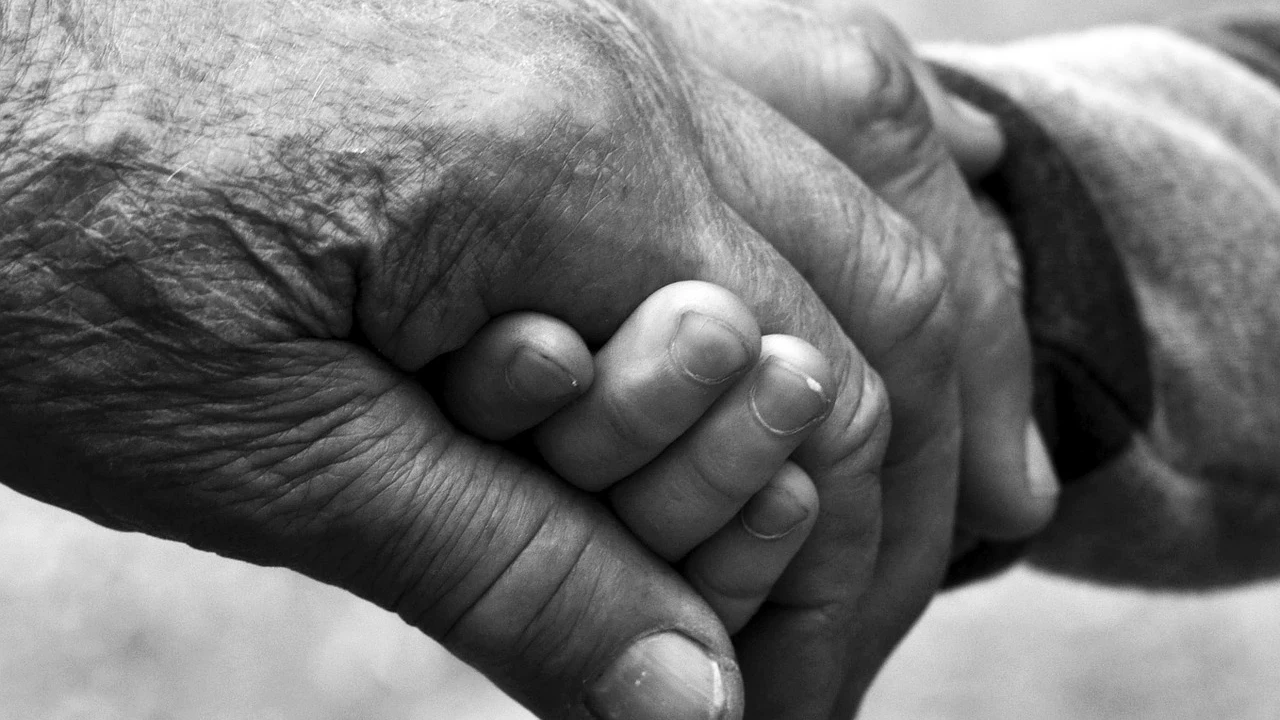 Abuela con su nieto Abuela con su nieto