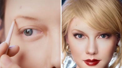Una artista arrasa en TikTok transformándose en Taylor Swift, Scarlett Johanson y otras famosas