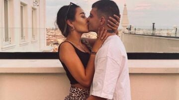 Marina Rivers y Dani Marrero, en el 21 cumpleaños del segundo