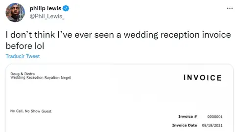 Factura boda Factura boda