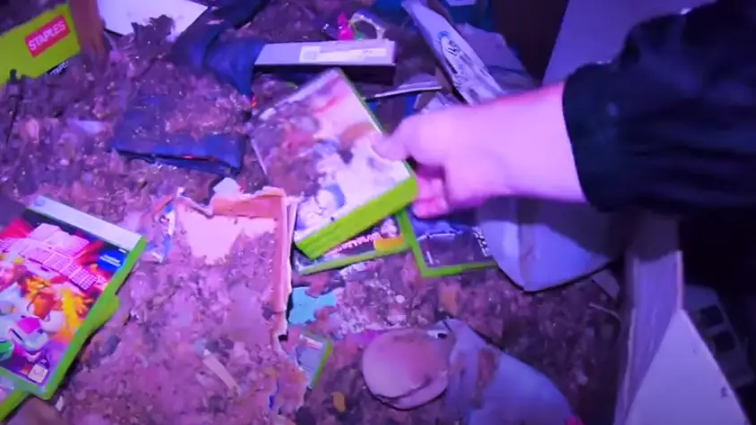 Youtubers exploradores rescatan 80.000 en videojuegos de una casa abandonada