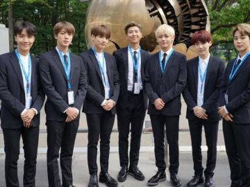 BTS en la sede de las Naciones Unidas