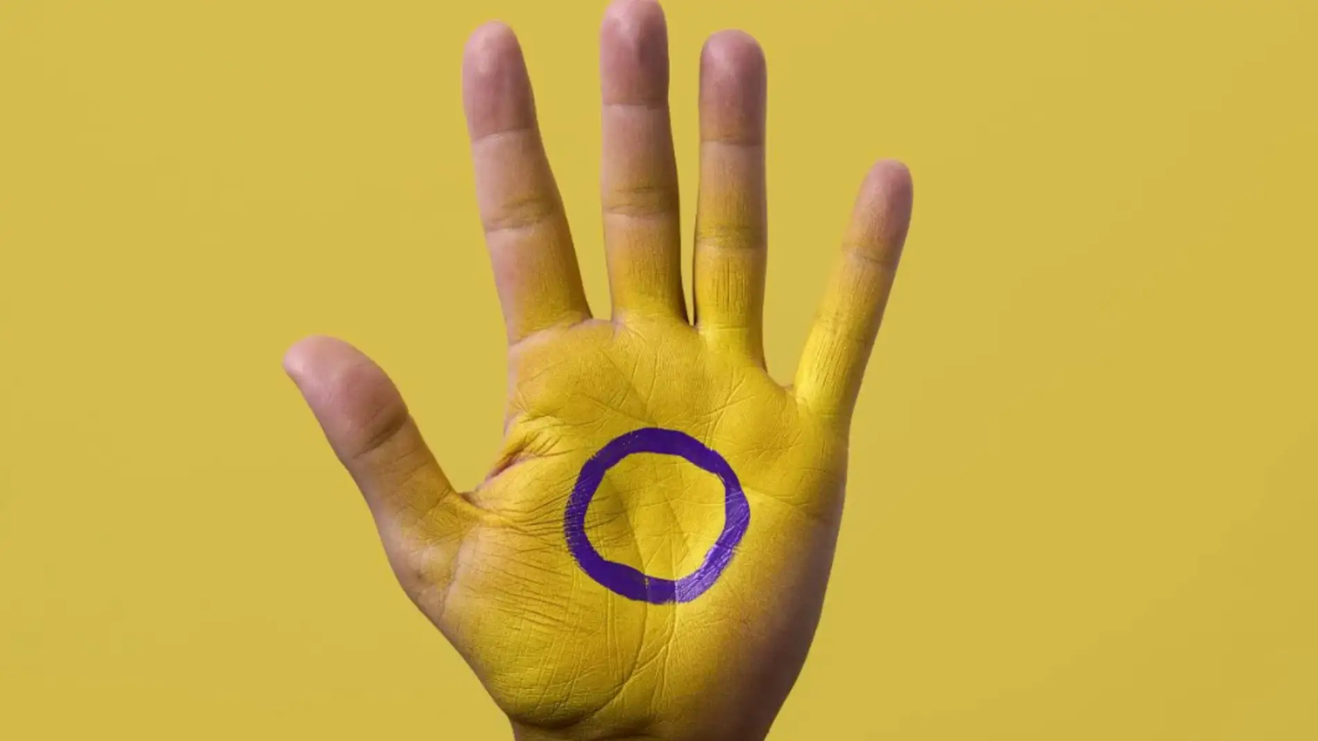 El símbolo 'oficial' de la intersexualidad