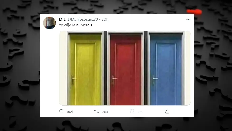 Puedes elegir sólo una: ¿Qué puerta abrirías?