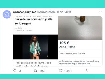 El anillo de Rosal&iacute;a y los 20 anuncios m&aacute;s incre&iacute;bles encontrados en Wallapop
