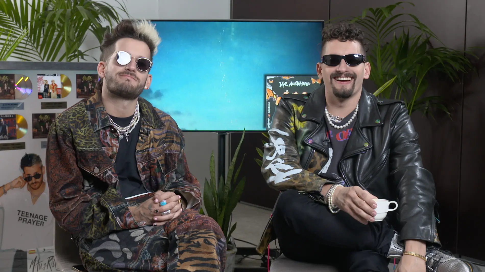 Mau (izq.) y Ricky, en una entrevista para Flooxer