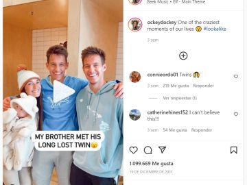 Un chico encuentra a su "clon" gracias a Instagram y esta es su sorprendente reacción
