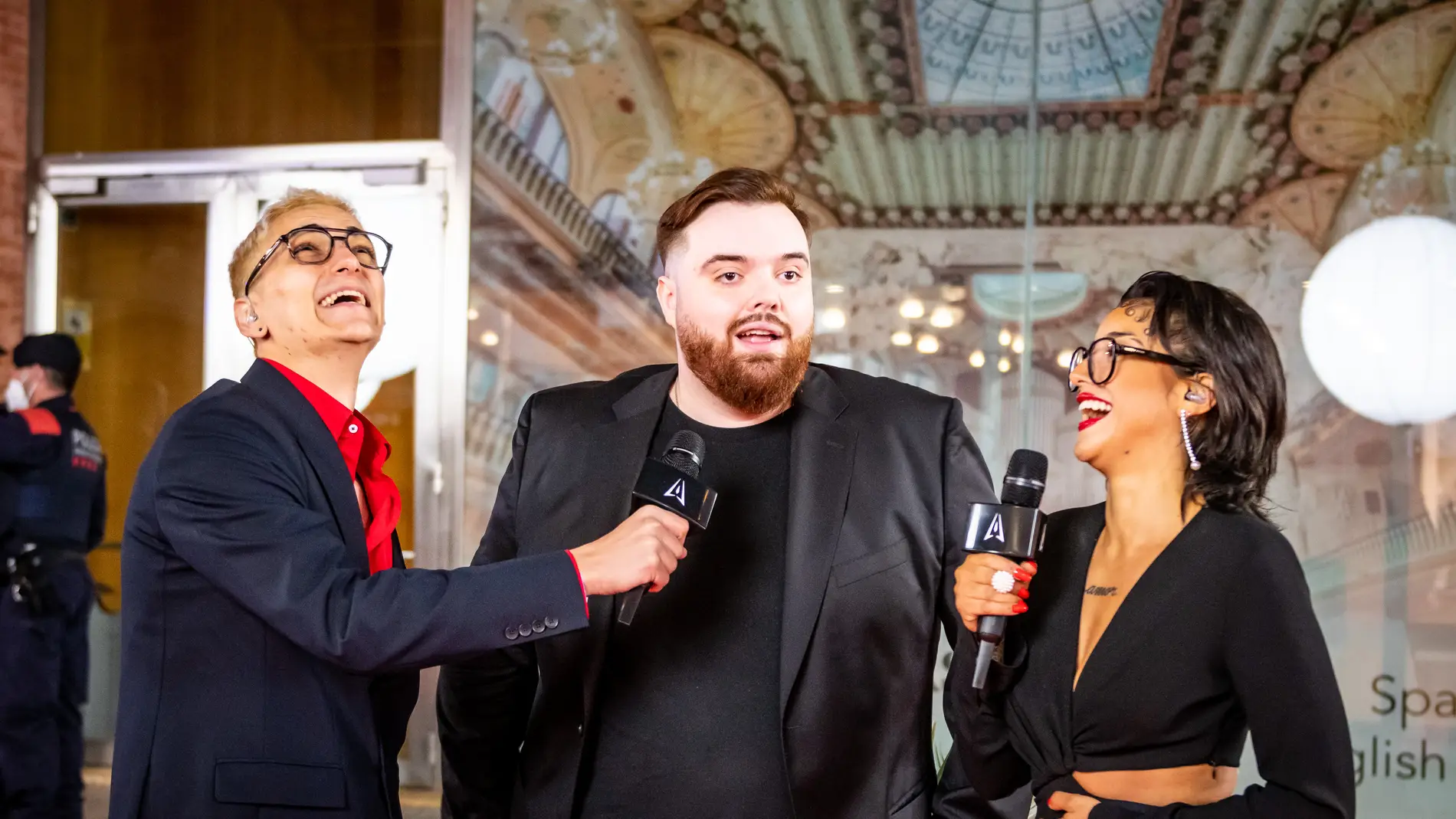 Ibai Llanos, en la alfombra roja de los ESLAND