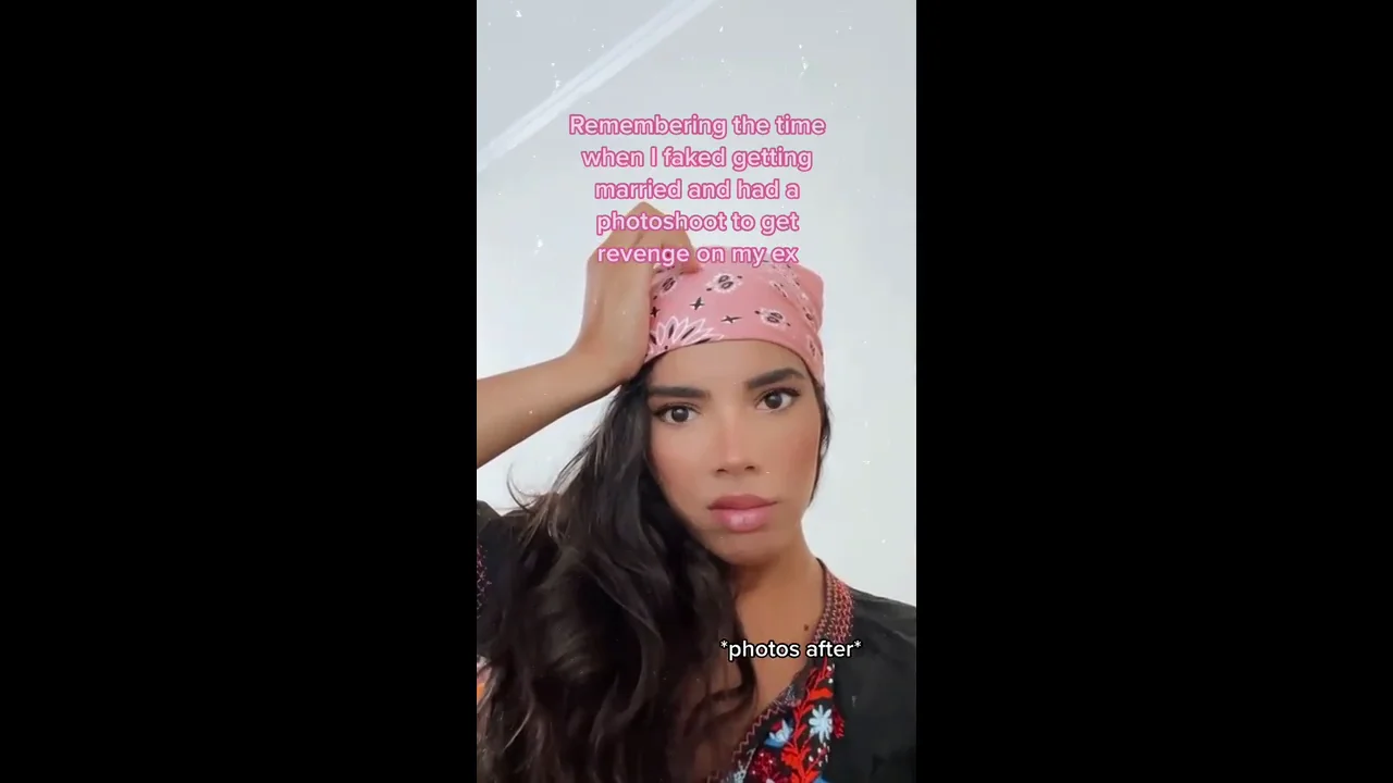 Mujer se vuelve viral en TikTok tras revelar que fingió su boda 