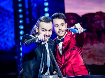 Xokas y TheGrefg en los premios ESLAND