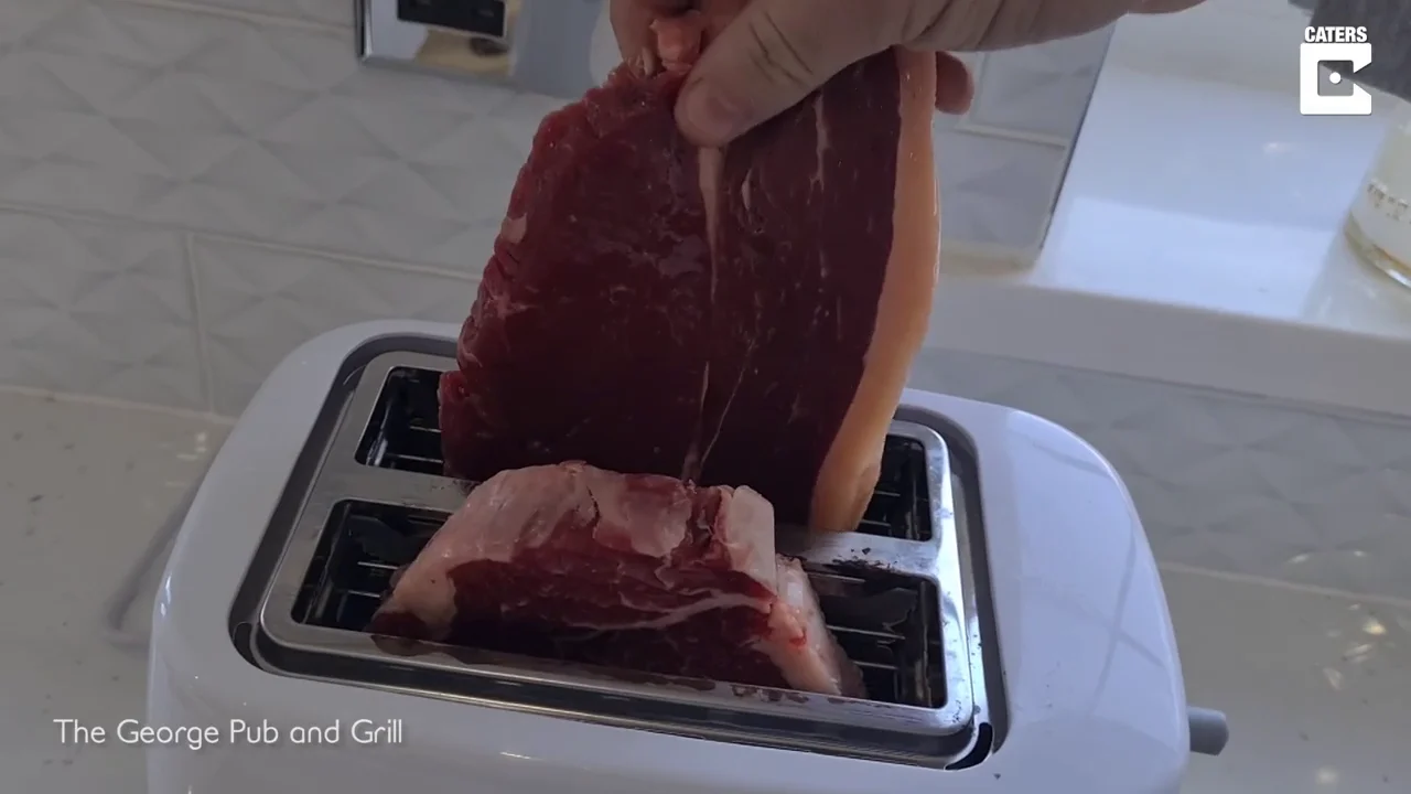 ¿Se puede cocinar un filete en una tostadora?