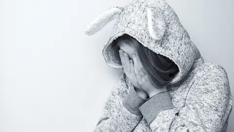 Mujer desesperada Mujer desesperada