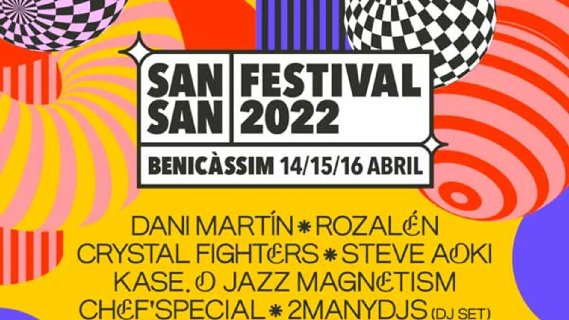 Cartel del SanSan Festival 2022