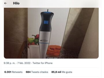 La gente est&aacute; flipando al descubrir c&oacute;mo llaman a la batidora en Portugal