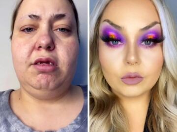 La increíble transformación de una mujer tras maquillarse causa furor en TikTok