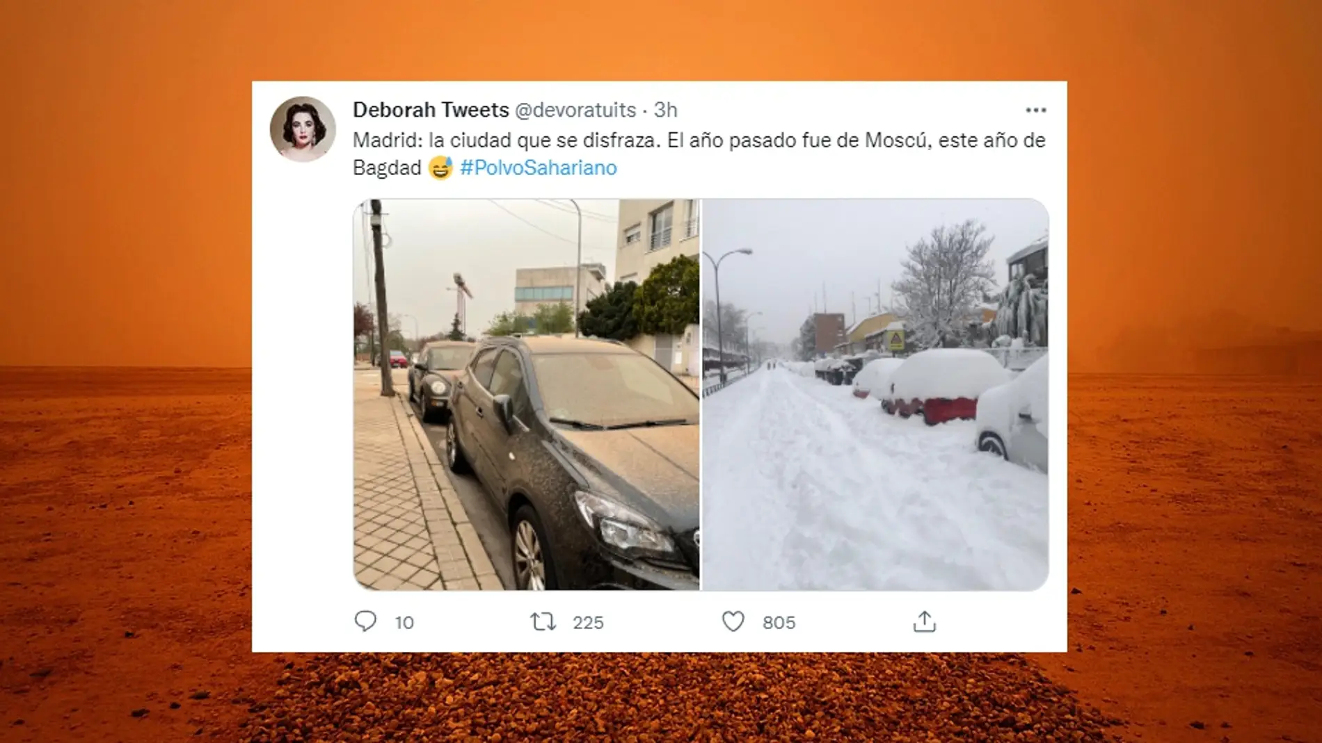 Los mejores memes del polvo del Sáhara que está recorriendo España