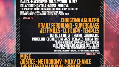 Mallorca Live Festival 2022 junta a C. Tangana, Muse y Christina Aguilera