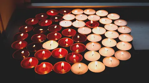 Velas con forma de ying yang Velas con forma de ying yang
