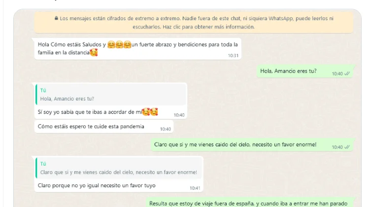 Intento de estafa