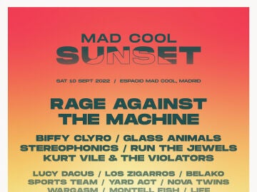 Cartel del Mad Cool Festival