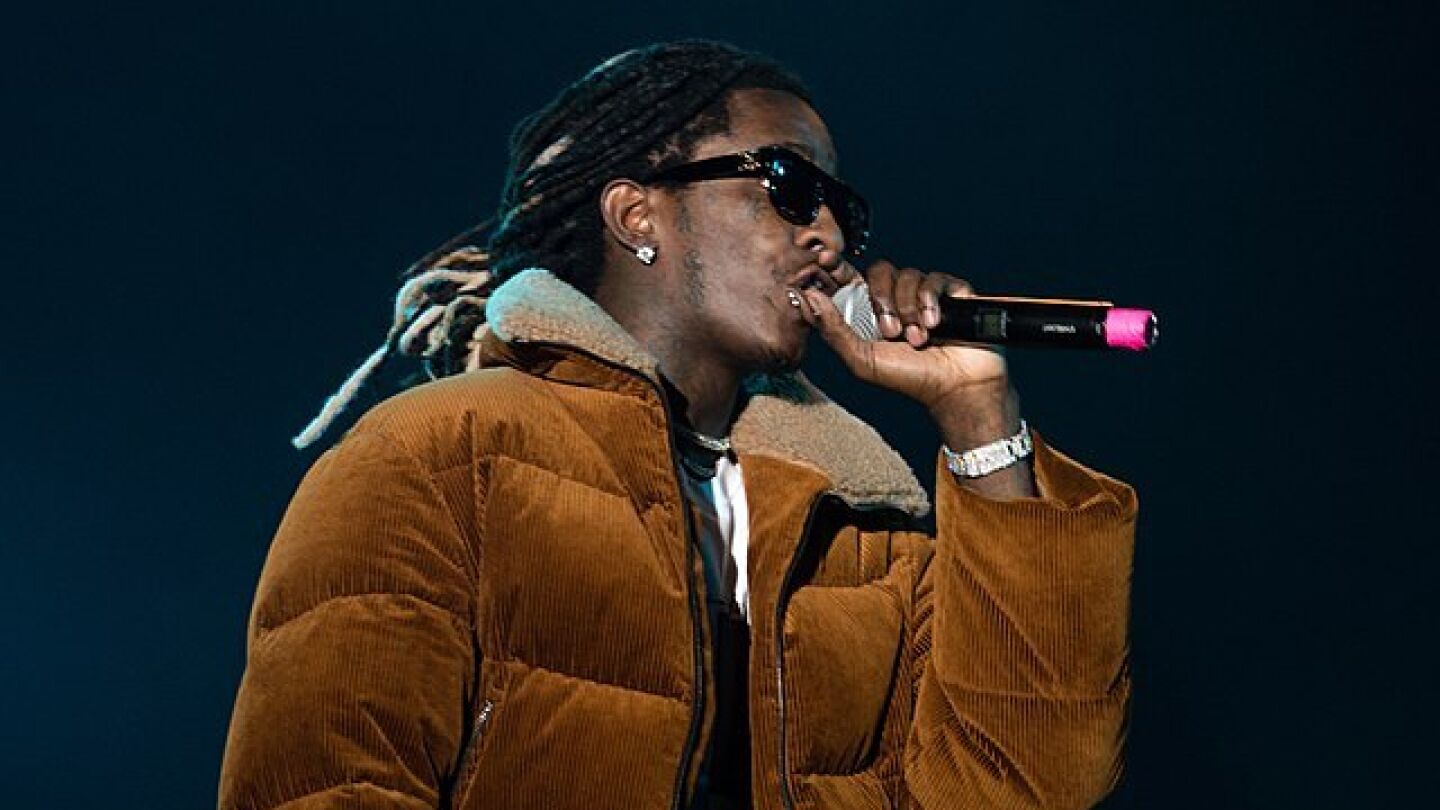Young Thug durante un concierto
