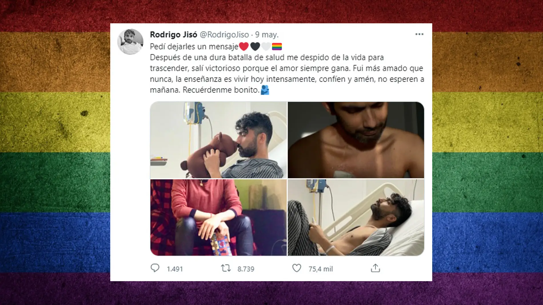 El emotivo mensaje de un tuitero antes de fallecer de cáncer