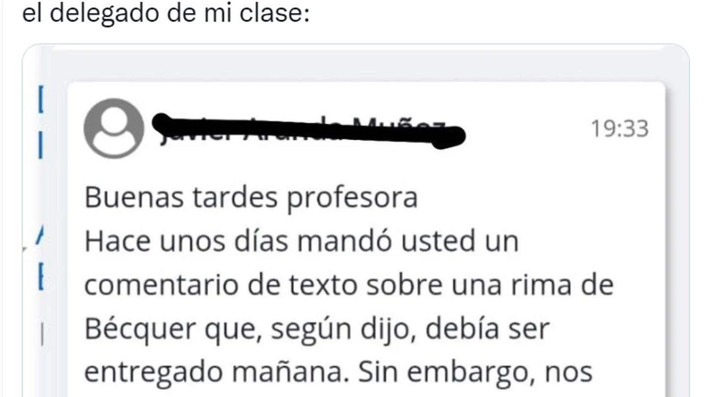 Tuit delegado Tuit delegado