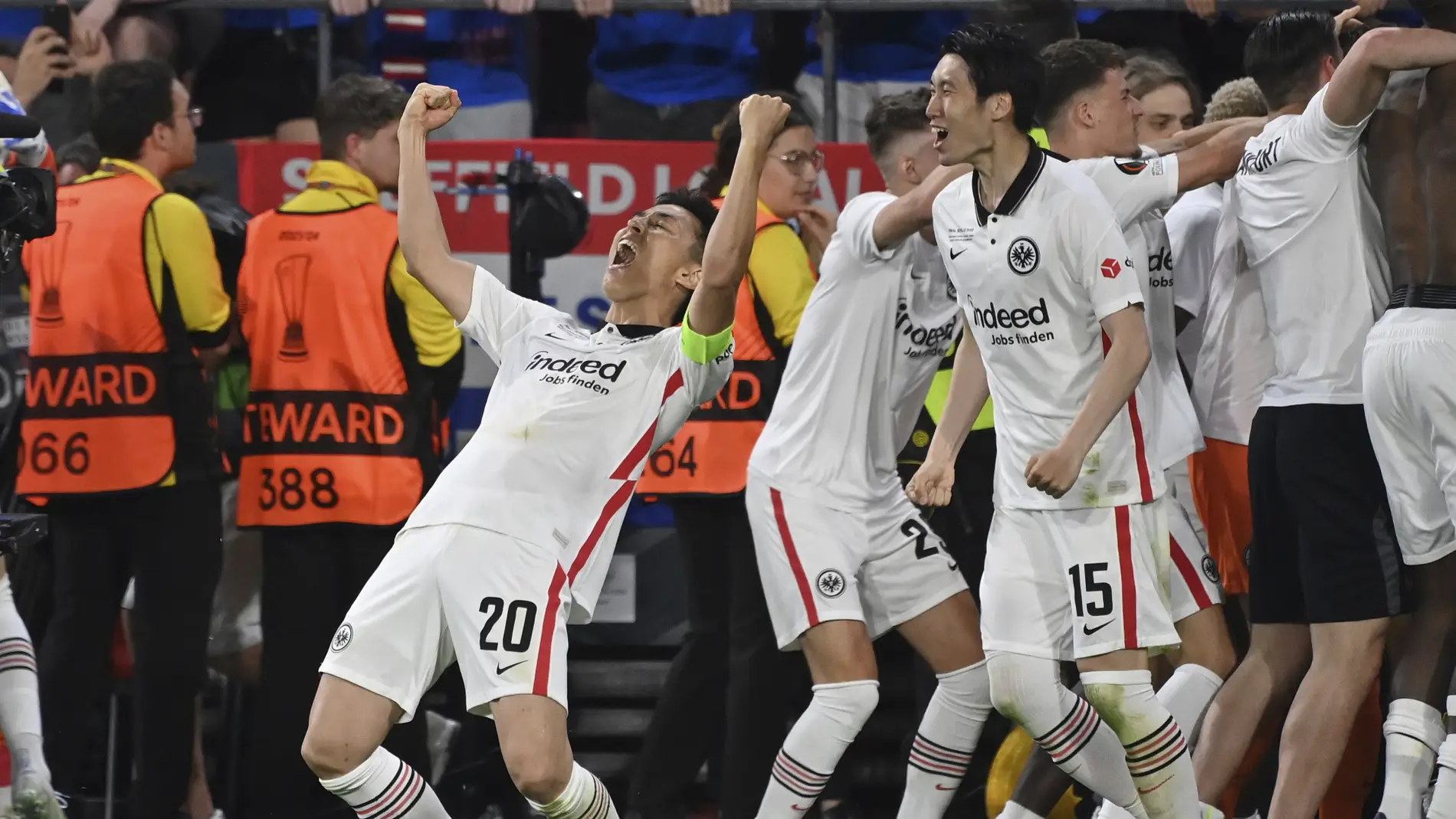Por esta imagen del Eintracht Frankfurt hay que pagar