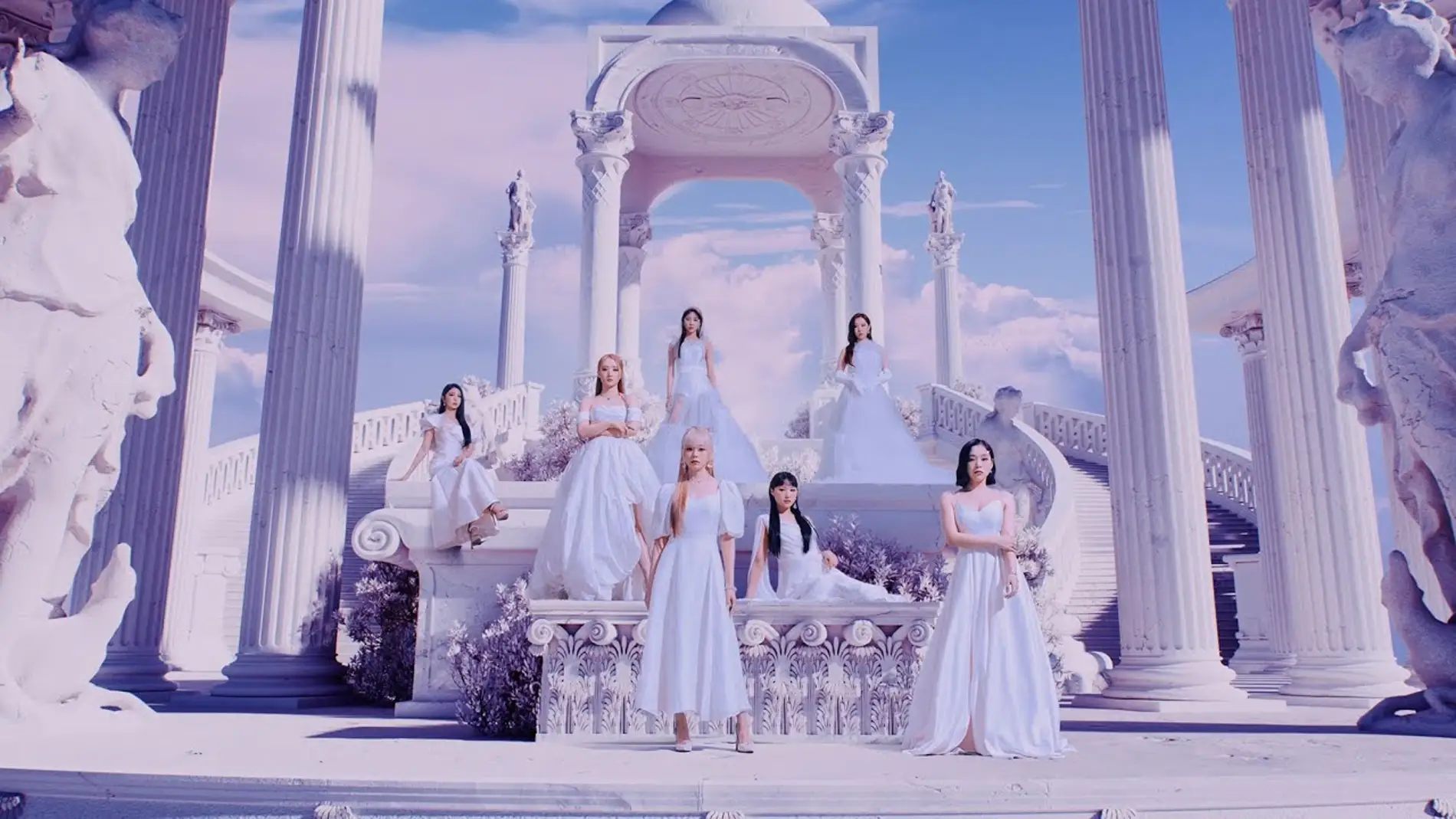 Dreamcatcher en el videoclip de 'Maison'.