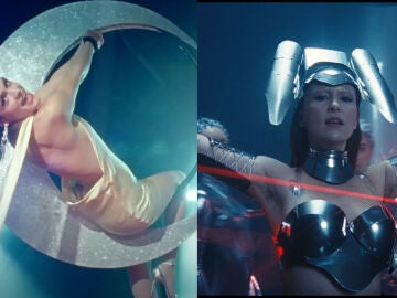 Amaia y Rigoberta Bandini en sus videoclips.