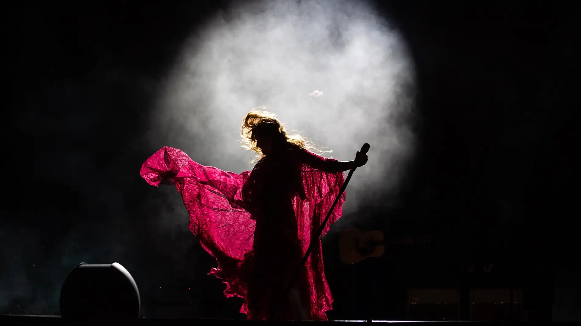 Florence Welch durante uno de sus conciertos