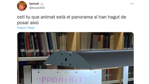 Prohibido practicar sexo: el cartel de biblioteca más viral y del que todo el mundo está hablando Prohibido practicar sexo: el cartel de biblioteca más viral y del que todo el mundo está hablando