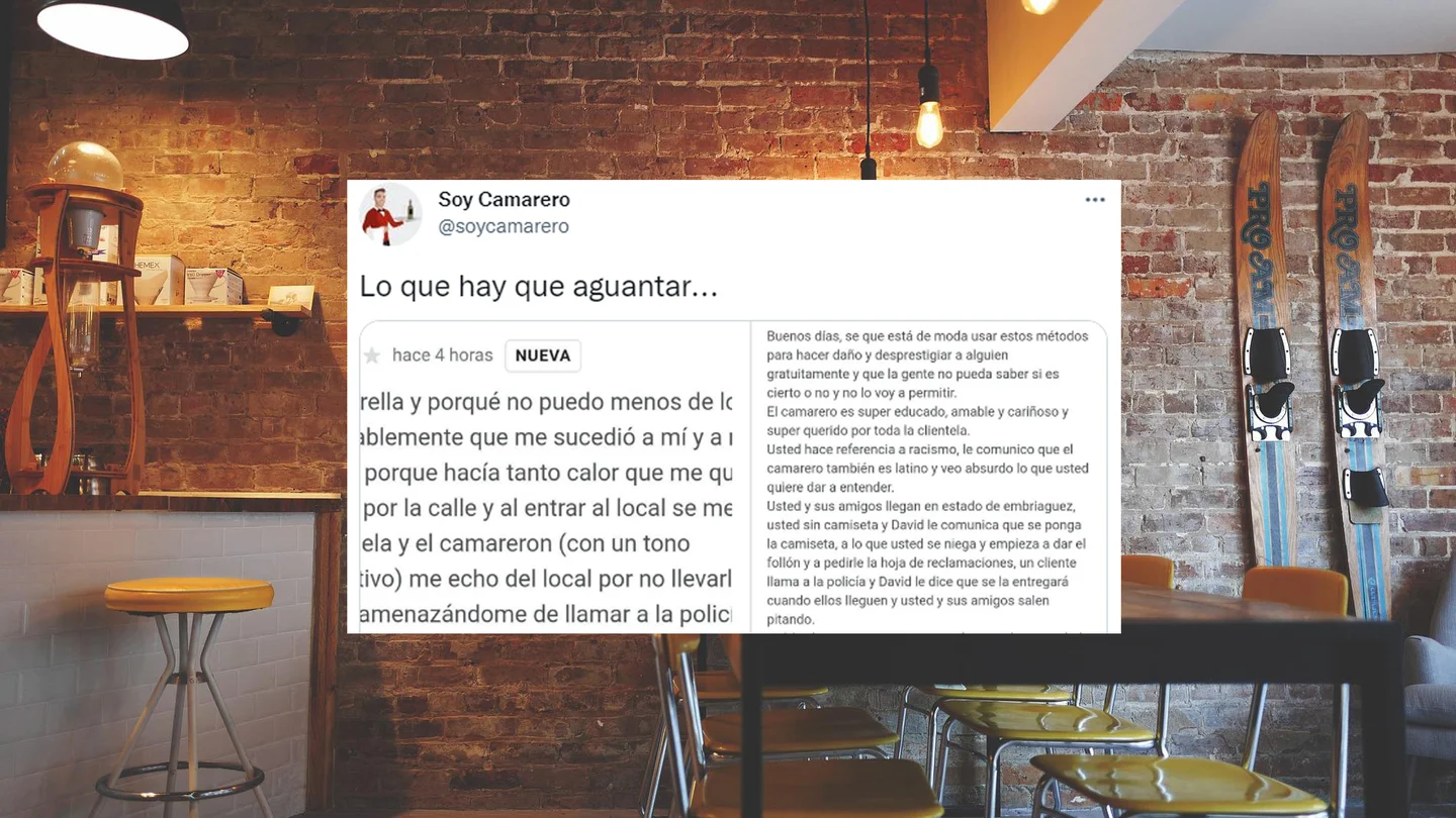 La gran respuesta que da el dueño sobre una reseña de su bar que ha recorrido las redes La gran respuesta que da el dueño sobre una reseña de su bar que ha recorrido las redes
