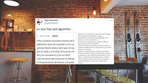 La gran respuesta que da el dueño sobre una reseña de su bar que ha recorrido las redes La gran respuesta que da el dueño sobre una reseña de su bar que ha recorrido las redes