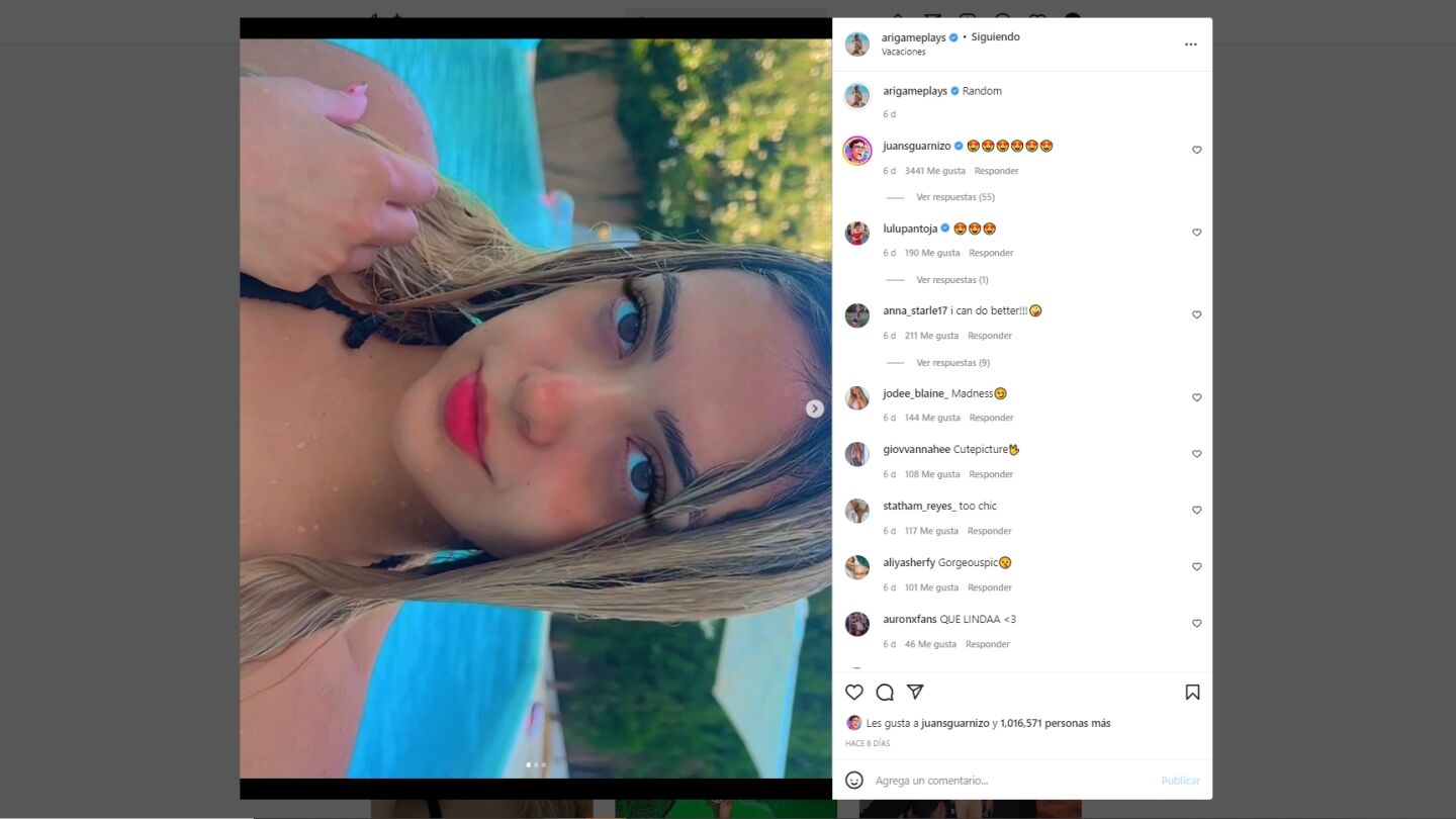 Instagram de Arigameplays