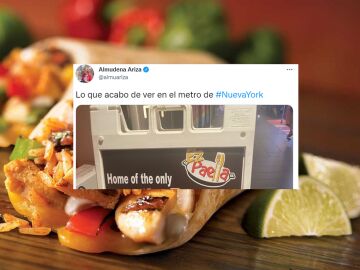 "El burrito de paella": El plato más raro que ha visto Almudena Ariza en un metro de Nueva York