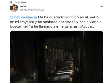 Se queda dormido en el metro de Valencia y despierta en las cocheras