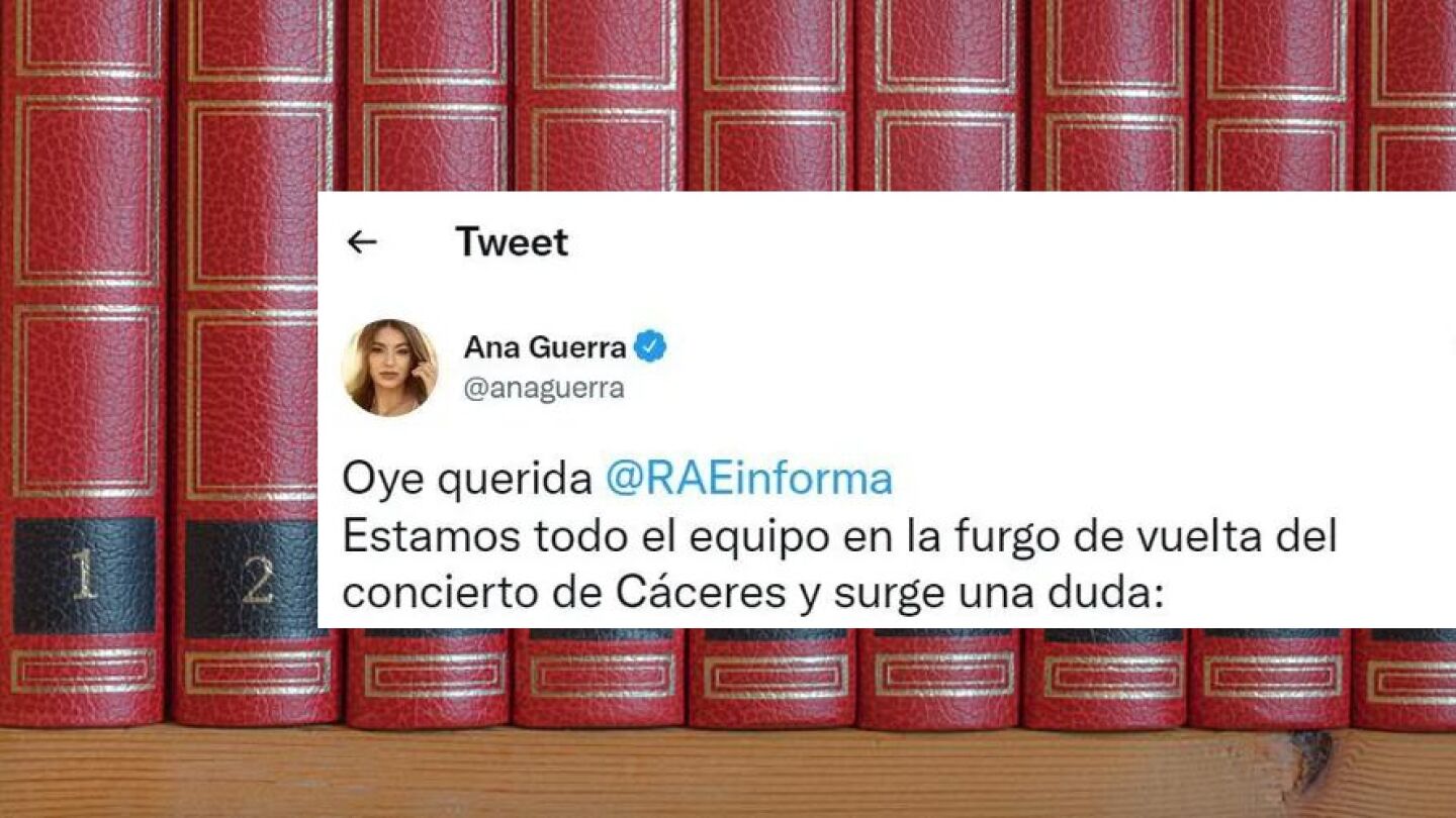 La consulta a la RAE que ha hecho Ana Guerra que est&aacute; dejando a todos sin palabras