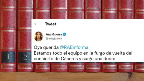 La consulta a la RAE que ha hecho Ana Guerra que está dejando a todos sin palabras La consulta a la RAE que ha hecho Ana Guerra que está dejando a todos sin palabras